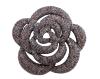 <span class='ref_item'>182 -</span> <span class="object_title">BROCHE EN PLATA DE LEY Y CUARZOS FUMÉ</span>  <p><span class="technical_description">Broche realizado en plata de ley pavonada. Diseño de flor adornada con cuajado de cuarzos fumé en talla redonda.<br/>Cierre: Aguja con canutillo de seguridad<br/>Medidas: 4,5 x 4,5cm<br/>Ref 541NF</span><br>Peso: <span class="PESO_HCES1">23,90</span> <span class="PESOUMED_HCES1">gr.</span><br></p>