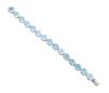 <span class='ref_item'>104 -</span> <span class="object_title">PULSERA EN PLATA DE LEY  925  Y TOPACIOS</span>  <p><span class="technical_description">Pulsera realizada en plata de ley  925 . Formado por topacios en talla oval facetada<br/>Cierre: Caja con lengüeta y ocho de seguridad.<br/>Longitud: 18 cm<br/>Ref: 16412<br/> </span><br>Peso: <span class="PESO_HCES1">22,4</span> <span class="PESOUMED_HCES1">gr.</span><br></p>