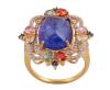 <span class='ref_item'>199 -</span> <span class="object_title">SORTIJA EN PLATA DE LEY CON TANZANITA, ZAFIROS MULTICOLOR Y DIAMANTES</span>  <p><span class="technical_description">Sortija realizada en plata de ley. Formada por una tanzanita central en talla cabujón fantasía (8ct), zafiros multicolor (1.5ct) y diamantes (0.4ct).<br/>Medida sortija: 15<br/>Ref: 16578<br/> </span><br>Peso: <span class="PESO_HCES1">7</span> <span class="PESOUMED_HCES1">gr.</span><br></p>
