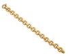 <span class='ref_item'>78 -</span> <span class="object_title">PULSERA EN ORO 18 KT</span>  <p><span class="technical_description">Pulsera realizada en oro 18kt con eslabones redondos y cierre por reasa grande<br/>Procedencia: Suárez</span><br>Peso: <span class="PESO_HCES1">29,60</span> <span class="PESOUMED_HCES1">gr.</span><br></p>