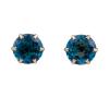 <span class='ref_item'>99 -</span> <span class="object_title">PENDIENTES EN ORO 18KT CON TOPACIOS</span>  <p><span class="technical_description">Pendientes en oro de 18kt con dos topacios Blue London en talla redonda con peso total aprox (3ct). Cierre de presión de silicona.</span><br>Peso: <span class="PESO_HCES1">1,25</span> <span class="PESOUMED_HCES1">gr.</span><br></p>