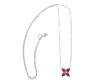 <span class='ref_item'>129 -</span> <span class="object_title">COLLAR EN ORO DE 18KT, RUBIES Y DIAMANTE.</span>  <p><span class="technical_description">Collar en oro de 18kt con 4 rubíes en talla pera con un peso total aprox (1.20ct) que estilizan una flor y un diamante en el centro en talla redonda con un peso total aprox (0.10ct). Cierre de anillo de resorte.<br/>Longitud: 45.5cm</span><br>Peso: <span class="PESO_HCES1">1,70</span> <span class="PESOUMED_HCES1">gr.</span><br></p>