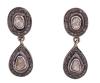 <span class='ref_item'>243 -</span> <span class="object_title">PENDIENTES EN PLATA Y ORO</span>  <p><span class="technical_description">Pendientes de dos cuerpos realizados en plata y oro, Vintage, con diamantes en talla rosa con peso total aprox (0.20ct).<br/>Con presiones.<br/> </span><br>Peso: <span class="PESO_HCES1">5,50</span> <span class="PESOUMED_HCES1">gr.</span><br></p>