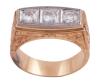 <span class='ref_item'>97 -</span> <span class="object_title">TRESILLO EN ORO BICOLOR MACIZO DE 18KT Y DIAMANTES</span>  <p><span class="technical_description">Sortija tresillo antiguo realizada en oro macizo bicolor de 18kt. Parte frontal con vistas de oro blanco, con tres diamantes en talla brillante con peso total aprox (1.50ct). Decoración vegetal en hombros y perfil.<br/>Medida Sortija: 25</span><br>Peso: <span class="PESO_HCES1">14,40</span> <span class="PESOUMED_HCES1">gr.</span><br></p>