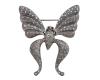 <span class='ref_item'>231 -</span> <span class="object_title">BROCHE FANTASIA EN PLATA DE LEY MACIZA, MARCASITAS Y GRANATES</span>  <p><span class="technical_description">Broche fantasía articulado en forma de mariposa realizado en plata de ley maciza con marcasitas y granates en detalle de ojos. <br/>Medidas: 6x5cm<br/>Cierre: aguja con mecanismo de seguridad</span><br>Peso: <span class="PESO_HCES1">21</span> <span class="PESOUMED_HCES1">gr.</span><br></p>