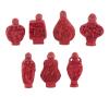 <span class='ref_item'>145 -</span> <span class="object_title">LOTE DE SIETE PERFUMEROS CHINOS EN CINABRIO ROJO (S. XX)</span>   <p><span class="technical_description">Colección compuesta por siete perfumeros realizados en cinabrio rojo, decorados con relives figurativos y florales. Cada uno tiene un sello en la base. Tapas pegadas.</span><br></p>