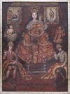 <span class='ref_item'>23 -</span> <span class="object_title">COPIA DE LA OBRA ORIGINAL CUZQUEÑA "VIRGEN DE LOS SASTRES"</span>   <p><span class="author">ESCUELA CUZQUEÑA, S. XIX </span> <br><span class="technique_material">Óleo sobre lienzo</span><br><span class="technical_description"> Muestra la advocación de la Virgen de los Sastres, venerada durante el periodo colonial en Cuzco. Presenta a la Virgen con el niño acompañada de los donantes, uno a cada lado, y una pareja de ángeles con instrumentos. Se representa también la Trinidad y la Inmaculada.<br/>La obra original se encuentra en el Museo Pedro de Osma de Lima, del siglo XVIII.<br/>Enmarcada en madera.<br/>Medidas marco: 94,5x66cm</span><br></p>