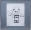 <span class='ref_item'>90 -</span> <span class="object_title">SERIGRAFÍA FIRMADA  A MANO "GONE" (2019)</span>   <p><span class="author">KAWS (BRIAN DONELLY) (Nueva Jersey, 1974)</span> <br><span class="technical_description">Serigrafía de la obra "GONE" firmada y fechada por KAWS, numerada a lápiz por el artista 526/750 en el ángulo inferior. Protegida por caja de metacrilato sobre fondo de lino gris, con desperfecto en el lateral izquierdo.<br/>Perteneciente a la edición limitada para la exposición "KAWS: Companionship in the Age of Loneliness" celebrada en la National Gallery of Victoria en Melbourne en 2019<br/>Medidas serigrafía: 38.5×30 cm<br/>Medidas caja: 50x50x7cm</span><br></p>