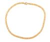 <span class='ref_item'>101 -</span> <span class="object_title">COLLAR CORTO EN ORO DE 18 KT. </span>  <p><span class="technical_description">Collar corto o gargantilla realizado en oro de 18 kt. Con eslabón fantasía plano y flexible, con terminaciones brillo y mate. Cierre de mosquetón naútico.<br/>Longitud: 48 cm</span><br>Peso: <span class="PESO_HCES1">22,30</span> <span class="PESOUMED_HCES1">gr.</span><br></p>