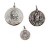 <span class='ref_item'>124 -</span> <span class="object_title">TRES MEDALLAS EN PLATA DE LEY 800 MM, CON DIFERENTES IMAGENES Y TAMAÑOS</span>  <p><span class="technical_description">Lote con tres medallas realizadas en plata de ley 800mm, con diferentes imágenes y tamaños.<br/>Imagenes: Virgen del Pilar, Virgen, escapulario con Sagrado corazón de Jesús y Santa María de Leyra.</span><br>Peso: <span class="PESO_HCES1">27,30</span> <span class="PESOUMED_HCES1">gr.</span><br></p>