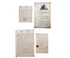 <span class='ref_item'>253 -</span> <span class="object_title">COLECCIÓN DE COPIAS DE TRES DOCUMENTOS HISTÓRICOS DE LA VIDA PRIVADA Y MILITAR DE NAPOLEÓN BONAPARTE.</span>   <p><span class="technical_description">Copia de cuatro documentos históricos del gobierno de Napoleón Bonaparte, publicados entre 1791, 1799, 1814 y 1821. Actualmente conservados en los Archivos Nacionales de Francia. <br/>Se tratan del Juramento Constitucional de Napoleón de 1791, la Constitución Año VIII de 1799, Carta del emperador al regimiento de 1814 y su Testamento de 1821.<br/>Cada escrito contiene sellos de la época y tres, la firma de Napoleón, así como remitentes, fechas y ubicaciones.</span><br></p>
