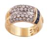 <span class='ref_item'>214 -</span> <span class="object_title">SORTIJA EN ORO DE 18 KT MOURICE LACROIS CON DIAMANTES Y ZAFIROS</span>  <p><span class="technical_description">Sortija realizada en oro de 18 kt. con punzón Mourice Lacrois formada por doble banda de diamantes en talla brillante engastados en pavé con peso total aprox (1.20 ct) y en un lado carril de zafiros en talla carré con peso total aprox (0.10 ct)<br/>Medida sortija: 12<br/>Ref: 75R701</span><br>Peso: <span class="PESO_HCES1">10</span> <span class="PESOUMED_HCES1">gr.</span><br></p>