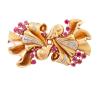 <span class='ref_item'>161 -</span> <span class="object_title">BROCHE CHEVALIER DE DOBLE CLIP EN ORO DE 18 KT,DIAMANTES Y RUBIES SINTETICOS.AÑOS 30</span>  <p><span class="technical_description">Broche estilo Chevalier, años 30, de doble clip, realizado en oro de 18 kt. compuesto por dos piezas en forma de abanicos adornadas por diamantes sobre vistas en blanco en talla rosa con peso total aprox ( 0.25 ct) y por rubíes sintéticos<br/>Se puede poner unido o separar.<br/>Cierre: aguja con mecanismo de seguridad.<br/>Medidas: 5,5 x 3 cm </span><br>Peso: <span class="PESO_HCES1">21,60</span> <span class="PESOUMED_HCES1">gr.</span><br></p>