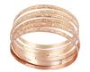 <span class='ref_item'>8 -</span> <span class="object_title">SEIS PULSERAS CIRCULARES CERRADAS , EN ORO DE 18 KT.ADORNOS REPUJADOS</span>  <p><span class="technical_description">Lote de seis pulseras circulares cerradas, realizadas en oro de 18 kt. con adornos superiores estilo Árabe, repujados.<br/>Medida diámetro interior: 6,9 cm<br/>Peso: 92,2 gr </span><br></p>