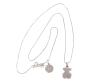 <span class='ref_item'>203 -</span> <span class="object_title">TRES COLGANTES TOUS Y CADENA EN PLATA 925</span>  <p><span class="technical_description">Tres colgantes "TOUS" y cadena realizados en plata 925.colgante en forma de oso de Tous, colgante con forma de barrita con inscripción vertical Tous y colgante con forma de medalla, oso Tous en el centro y las palabras " make a wish "con adorno de estrella , corazón y trébol.<br/>Cadena "cola de ratón" y cierre con reasa. Longitud: 55 cm<br/>Peso total: 8,2 gr</span><br></p>