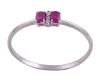 <span class='ref_item'>129 -</span> <span class="object_title">SORTIJA EN ORO DE 18 KT. CON RUBIES Y DIAMANTES</span>  <p><span class="technical_description">Sortija realizada en oro de 18 kt. con dos rubíes centrales en talla oval con peso total aprox( 0.20 ct) y dos pequeños diamantes en talla brillante.<br/>Medida sortija: 12 <br/>Peso: 1 gr </span><br></p>