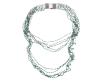 <span class='ref_item'>84 -</span> <span class="object_title">COLLAR LARGO DE CINCO HILOS DOBLES CON CUENTAS FACETADAS DE ESMERALDAS Y BROCHE EN PLATA DE LEY 925</span>  <p><span class="technical_description">Collar largo formado por cinco hilos dobles adornados por cuentas facetadas de esmeraldas, situados en degradé, del más largo al más corto, gran broche realizado en plata de ley 925 con calados en círculos y centro pulido.<br/>Cierre: Pestaña grande. Longitud: 60 cm, hilo más corto y 80 cm el hilo más largo.</span><br>Peso: <span class="PESO_HCES1">68,20</span> <span class="PESOUMED_HCES1">gr.</span><br></p>