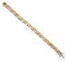 <span class='ref_item'>115 -</span> <span class="object_title">PULSERA EN PLATA DE LEY 925, CON CITRINOS Y CIRCONITAS</span>  <p><span class="technical_description">Pulsera realizada en plata de ley 925 compuesta por catorce tallas ovales de cuarzos citrinos sobre garras, alternando con trío de circonitas<br/>Cierre: Caja con lengüeta y doble ocho de seguridad. Longitud:18 ,5 cm</span><br>Peso: <span class="PESO_HCES1">34,80</span> <span class="PESOUMED_HCES1">gr.</span><br></p>