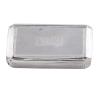 <span class='ref_item'>255 -</span> <span class="object_title">CAJA DE RAPË EN PLATA DE LEY 800 CON DECORACION EXTERIOR GEOMETRICA</span>  <p><span class="technical_description">Caja de rapé realizada en plata de ley 800, con acabado brillante y decoraciones de patrón geométrico. Diseño rectangular. Señales de uso<br/>Medidas: 3,5 cm x 6,5 cm x 1,1 cm</span><br>Peso: <span class="PESO_HCES1">37</span> <span class="PESOUMED_HCES1">gr.</span><br></p>