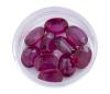 <span class='ref_item'>202 -</span> <span class="object_title">RUBÍ NATURAL ( GLASS-FILLED ) 10 UNIADES.EN TALLA OVAL. PESO TOTAL : 16.35 CT</span>  <p><span class="technical_description">Lote compuesto por 10 unidades de rubí natural (Glass-filled, con tratamiento), Todas en talla oval. Una de las unidades presenta craqueado interior en toda la talla. Medidas aprox: 8,00 x 6,00 x 3,7 mm<br/>Precertificado : 87-2480-PG-110-A4BP-14566-25 de MLLOPIS  Laboratorio Gemológico<br/> Ref: RUB-87<br/> </span><br></p>
