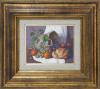 <span class='ref_item'>60 -</span> <span class="object_title">BODEGÓN (II) S. XX</span>   <p><span class="author">RENÉ MALLET (1891-1960)</span> <br><span class="technique_material">Óleo sobre tabla</span><br><span class="technical_description">Firmado en el ángulo inferior derecho por el autor.<br/>Enmarcados en marco de madera trabajada en dorado con paspartú beige y embellecedores metálicos. Medidas: 49cm x 54cm con marco. Medidas sin marco: 22cm x 27cm</span><br></p>