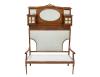 <span class='ref_item'>208 -</span> <span class="object_title">MUEBLE RECIBIDOR EN MADERA DE ROBLE</span>   <p><span class="technical_description">Mueble recibidor realizado en madera de roble barnizada. De estilo modernista de principios del siglo XX. El mueble consta de dos partes:<br/>1- La superior que cuenta con un gran espejo central ovalado y biselado al que acompañan dos compartimentos, uno a cada lado, con puertas con espejo y rejilla de madera.<br/>2- La parte inferior es un sofá con un respaldo alto y reposabrazos abiertos, con tapicería textil con decoradción de motivos florales en asiento y respaldo.<br/>Medidas: 220cm x 156cm x 61cm</span><br></p>