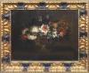 <span class='ref_item'>26 -</span> <span class="object_title">"BODEGÓN DE DIVERSAS FLORES"</span>   <p><span class="author">ATRIBUIDO A JUAN DE ARELLANO (1614-1676)</span> <br><span class="technique_material">Óleo sobre lienzo</span><br><span class="technical_description">Representa un cesto lleno de diversas especies florales sobre un fondo oscuro, destacando la luz sobre el conjunto. Algún ligero desperfecto en la capa pictórica. Enmarcado en un importante marco de madera tallada y teñida de negro y dorado principalmente. Medidas con marco: 63cm x 77cm.  Medidas lienzo: 46cm x 59.5cm</span><br></p>
