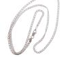 <span class='ref_item'>118 -</span> <span class="object_title">CADENA  EN PLATA DE LEY 925 DE LA MARCA  "AMBERTA"</span>  <p><span class="technical_description">Cadena realizada en plata de ley 925 de la marca "AMBERTA" ( firma en la medallita oval cerca del cierre). Eslabón doble plano. Cierre de mosquetón<br/>Longitud: 45 cm</span><br>Peso: <span class="PESO_HCES1">3,70</span> <span class="PESOUMED_HCES1">gr.</span><br></p>