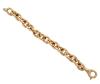 <span class='ref_item'>18 -</span> <span class="object_title">PULSERA DE ESLABON GRANDE GALLONADO EN ORO DE 18 KT</span>  <p><span class="technical_description">Pulsera realizada en oro de 18 kt. con eslabones grandes gallonados .<br/>Broche con motivo náutico con cierre de gran mosquetón circular<br/>Longitud: 20 cm</span><br>Peso: <span class="PESO_HCES1">26,50</span> <span class="PESOUMED_HCES1">gr.</span><br></p>