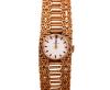 <span class='ref_item'>193 -</span> <span class="object_title">RELOJ " CERTINA "  CAJA Y BRAZALETE EN ORO DE 18 KT. CUERDA MANUAL</span>  <p><span class="technical_description">Reloj " Certina" realizado caja y brazalete en oro de 18 kt. Cuerda manual<br/>Brazalete calado, esfera de 15 mm con fondo claro<br/>Cierre : caja con lengüeta, ocho y cadena de seguridad.<br/>Longitud: 15 cm . Necesita revisión</span><br>Peso: <span class="PESO_HCES1">39,2</span> <span class="PESOUMED_HCES1">gr.</span><br></p>