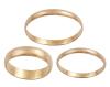 <span class='ref_item'>117 -</span> <span class="object_title">TRES ALIANZAS DE MEDIA CAÑA  EN ORO DE 18 KT</span>  <p><span class="technical_description">Tres alianzas de media caña realizadas en oro de 18 kt. Una de ellas de 3 mm de grosor y talla 23 lleva grabado en su interior: MV 2- 12- 51. La segunda de 2.4 mm de grosor y talla 12 lleva grabado en su interior: V 2 - 12 - 51, y la tercera de 4,7 mm y talla 11 lleva gravado en su interior: PEDRO. 15 - 7 - 72.</span><br>Peso: <span class="PESO_HCES1">6,7</span> <span class="PESOUMED_HCES1">gr.</span><br></p>