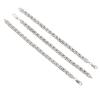 <span class='ref_item'>23 -</span> <span class="object_title">TRES PULSERAS DE ESLABONES ARTICULADOS EN PLATA DE LEY 925</span>  <p><span class="technical_description">Lote compuesto por tres pulseras realizadas en plata de ley 925, con eslabones articulados, diseño de cadena de caja o cilíndrica.<br/>Cierres de mosquetón. Longitud de las tres:17 cm</span><br>Peso: <span class="PESO_HCES1">24,3</span> <span class="PESOUMED_HCES1">gr.</span><br></p>