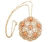 <span class='ref_item'>92 -</span> <span class="object_title">GRAN COLGANTE CON CADENA EN METAL DORADO Y ADORNO DE CUENTAS ESFERICAS EN COLOR CORAL Y PIEDRAS BLANCAS</span>  <p><span class="technical_description">Gran colgante con cadena realizados en metal dorado. El colgante con una medida diametral de 6 cm, calado y adornado por cuentas esféricas de color coral y por piedras blancas, en la parte posterior lleva aplicaciones para poder coser y utilizar como gran broche. La cadena de eslabón rizado y cierre mosquetón, medida: 45 cm<br/> </span><br>Peso: <span class="PESO_HCES1">39,70</span> <span class="PESOUMED_HCES1">gr.</span><br></p>