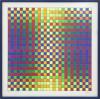 <span class='ref_item'>91 -</span> <span class="object_title">"SURFACE COULEUR (II)"</span>   <p><span class="author">JULIO LE PARC (Argentina,1928)</span> <br><span class="technique_material">Serigrafía</span><br><span class="technical_description">La obra se caracteriza por utilizar una cuadrícula de cuadrados coloridos para crear ilusiones ópticas o efectos de movimiento. Firmada en el ángulo inferior derecho y numerada en el ángulo inferior izquierdo.<br/>Enmarcado en marco de madera azul oscura y cristal. Marco con ligeros desgastes. Medidas con marco: 71.5cm x 71.5cm.</span><br></p>