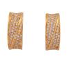 <span class='ref_item'>59 -</span> <span class="object_title">PENDIENTES  CON DISEÑO DE  SEMI   ARO EN ORO DE 18 KT. CON DIAMANTES</span>  <p><span class="technical_description">Pareja de pendientes con diseño semi aro realizados en oro de 18 kt. con adorno de bandas cruzadas y pavé de diamantes en talla brillante con peso total aprox. 1.45 ct. Cierre: Omega<br/>Ref. 68939</span><br>Peso: <span class="PESO_HCES1">12,20</span> <span class="PESOUMED_HCES1">gr.</span><br></p>