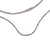 <span class='ref_item'>185 -</span> <span class="object_title">GARGANTILLA RIVIÈRE EN ORO DE 14KT Y DIAMANTES</span>  <p><span class="technical_description">Gargantilla rivière realizada en oro de 14KT con diamantes en talla brillante. Compuesta por 178 diamantes de 0.02ct aprox. cada uno. Peso total aprox. de los diamantes (3.56ct)<br/>Cierre: caja con lengüeta y ocho de seguridad.<br/>Longitud: 42cm<br/>Peso total: 16.5gr</span><br></p>