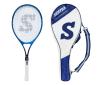 <span class='ref_item'>4 -</span> <span class="object_title">RAQUETA DE TENIS MARCA SENTRA, MODELO TRILLIUM</span>   <p><span class="technical_description">Cuerpo fabricado con una composición de materiales como carbono, grafito e interior cerámico. Con protector en la cabeza de la raqueta. Encordada con cuerda de nailon. Grip de piel sintética. Color azul.<br/>Acompaña funda térmica original, con cremallera delantera y trasera, y asa para colgar y transportar.<br/>Medidas: 72x28cm</span><br></p>