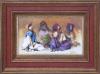 <span class='ref_item'>10 -</span> <span class="object_title">"NIÑOS NORTEAFRICANOS"</span>   <p><span class="author">ESCUELA CONTEMPORÁNEA  </span> <br><span class="technique_material">Óleo sobre tabla</span><br><span class="technical_description">La obra representa una escena de la vida cotidiana donde se puede apreciar a cuatro niños con pañuelos en la cabeza mirando hacia un lado. El autor presenta un estilo impresionista con pinceladas sueltas y colores ricos. Firmado "TURINO" por el autor en el ángulo inferior derecho.<br/>Enmarcado en un bonito marco en madera tallada y parcialmente teñida de rojo. Medidas con marco: 31.5cm x 46cm</span><br></p>
