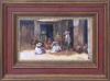 <span class='ref_item'>45 -</span> <span class="object_title">"TRABAJO DIARIO"</span>   <p><span class="author">ESCUELA CONTEMPORÁNEA  </span> <br><span class="technique_material">Óleo sobre tabla</span><br><span class="technical_description">La obra representa una escena costumbrista de mercado. El autor presenta un estilo impresionista con pinceladas sueltas y colores ricos. Firmado "TURINO" por el autor en el ángulo inferior derecho.<br/>Enmarcado en un bonito marco en madera tallada y parcialmente teñida de rojo. Medidas con marco: 31.5cm x 46cm</span><br></p>