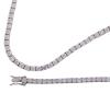 <span class='ref_item'>54 -</span> <span class="object_title">CONJUNTO DE GARGANTILLA Y PULSERA RIVIERE EN PLATA DE  LEY 925 Y MOISSANITAS</span>  <p><span class="technical_description">Conjunto de gargantilla y pulsera realizados en plata de ley 925, diseño riviere , adornado por moissanitas. La gargantilla formada por 135 moissanitas en talla brillante cada una de ellas de aprox. 0.10 ct, con un peso total aprox. de 13,50 ct. La pulsera formada por 55 moissanitas en talla brillante cada una de ellas con peso aprox. de 0.10 ct, con peso total aprox. de 5,50 ct<br/>Peso total aprox. de todas la moissanitas: 19 ct<br/>Cierres: Caja con lengüeta y doble ocho de seguridad<br/>Longitud gargantilla: 44 cm. Longitud pulsera: 17,5 cm</span><br>Peso: <span class="PESO_HCES1">31</span> <span class="PESOUMED_HCES1">gr.</span><br></p>