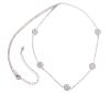 <span class='ref_item'>198 -</span> <span class="object_title">COLLAR CORTO EN PLATA DE LEY 925 Y  MOISSANITAS</span>  <p><span class="technical_description">Collar corto realizado en plata de ley 925, formado por cadena de eslabón barbado adornada en su parte central por cinco chatones con moissanitas en talla brillante y peso aprox. cada una de 050 ct. Peso total aprox. de las moissanitas 2.50 ct<br/>Cierre: Mosquetón. Longitud: 44 cm + 10 cm alargador</span><br>Peso: <span class="PESO_HCES1">3,8</span> <span class="PESOUMED_HCES1">gr.</span><br></p>
