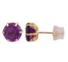 <span class='ref_item'>104 -</span> <span class="object_title">PENDIENTES EN ORO DE 18 KT. CON AMATISTAS</span>  <p><span class="technical_description">Pareja de pendientes realizados en oro de 18 kt. dormilonas, formados por amatistas en talla redonda facetada y engastadas en garra con peso total aprox. 2.5 ct.<br/>Cierre: Presiones de silicona</span><br>Peso: <span class="PESO_HCES1">1,15</span> <span class="PESOUMED_HCES1">gr.</span><br></p>