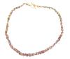 <span class='ref_item'>99 -</span> <span class="object_title">COLLAR CON BROCHE EN ORO DE 14 KT. FORMADO POR ZAFIROS MULTICOLOR</span>  <p><span class="technical_description">Elegante collar con broche realizado en oro de 14 kt. formado por zafiros multicolor en talla briolette enfilados a lo largo de todo el collar como racimos. Cierre: De pasador. Longitud: 50 cm<br/> </span><br>Peso: <span class="PESO_HCES1">21,60</span> <span class="PESOUMED_HCES1">gr.</span><br></p>