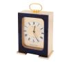 <span class='ref_item'>89 -</span> <span class="object_title">RELOJ SEIKO DE CUARZO CON CARRILLÓN WESTMINSTER (MELODÍA)</span>   <p><span class="technical_description">Reloj de sobremesa de la marca SEIKO realizado en metal en tono champan con frontal en azul oscuro. Incluye una esfera en tono plateado con numeración romana y un asa superior para facilitar su transporte. Fabricado en Japón.<br/>Cuenta con un mecanismo de cuarzo que produce carillones de Westminster. (esto quiere decir que en lugar de sonar un simple 'bip' el reloj reproduce la melodía clásica Westminster).<br/>La tapa trasera funciona con un imán y en su interior se puede ajustar el volumen. En funcionamiento.<br/>Medidas aprox: 20 x 15 x 18 cm.</span><br></p>