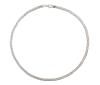 <span class='ref_item'>183 -</span> <span class="object_title">GARGANTILLA EN PLATA DE LEY 925 CON DISEÑO TRENZADO</span>  <p><span class="technical_description">Gargantilla realizada en plata de ley 925, con diseño de trenza y acabado brillante<br/>Cierre: Mosquetón<br/>Longitud.: 45 cm</span><br>Peso: <span class="PESO_HCES1">27,8</span> <span class="PESOUMED_HCES1">gr.</span><br></p>