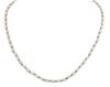 <span class='ref_item'>165 -</span> <span class="object_title">COLLAR-GARGANTILLA DE CORAL BLANCO Y ORO BAJO</span>  <p><span class="technical_description">Collar-Gargantilla formado por cuentas esféricas de coral blanco alternadas con bolitas de oro bajo<br/>Cierre: Reasa en oro bajo<br/>Longitud: 45 cm</span><br>Peso: <span class="PESO_HCES1">8,5</span> <span class="PESOUMED_HCES1">gr.</span><br></p>