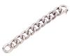 <span class='ref_item'>128 -</span> <span class="object_title">PULSERA EN PLATA DE LEY 925 CON ESLABÓN ANCHO</span>  <p><span class="technical_description">Pulsera realizada en plata de ley 925, formada por grandes eslabones barbados muy anchos<br/>(Señales de uso)<br/>Cierre: Con clic en eslabón y ocho de seguridad<br/>Medidas: Longitud 17 cm. Ancho 2,8 cm</span><br>Peso: <span class="PESO_HCES1">76</span> <span class="PESOUMED_HCES1">gr.</span><br></p>