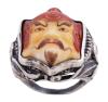 <span class='ref_item'>178 -</span> <span class="object_title">SORTIJA  ESTILO TOSHIKANE EN PLATA DE LEY 875 MM Y PIEZA CENTRAL DE PORCELANA CON DIOS DE LA FORTUNA</span>  <p><span class="technical_description">Sortija estilo Toshikane realizada en plata de ley 875 mm,. En su centro motivo en porcelana del rostro de uno de los dioses japoneses de la fortuna. Adorno de hojas y calados en los hombros de la sortija. (Señales de uso)<br/>Medida sortija: 16</span><br>Peso: <span class="PESO_HCES1">16,10</span> <span class="PESOUMED_HCES1">gr.</span><br></p>
