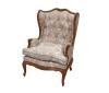 <span class='ref_item'>151 -</span> <span class="description">SILLÓN ESTILO LUIS XV </span>  <p><span class="description">Sillón estilo Luis XV en madera de nogal. Estructura en madera de nogal tallada con motivos vegetales. Tapizados con motivos vegetales también en tonos beige y rosados.<br>Medidas: 102 x 68 x 64cm<br> </span></p>