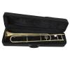 <span class='ref_item'>141 -</span> <span class="object_title">TROMBÓN TENOR DE LA MARCA J. MICHAEL</span>   <p><span class="technical_description">Se acompaña de boquilla y de su estuche original de la misma marca. Presenta marcas de uso en el metal. En funcionamiento.</span><br></p>